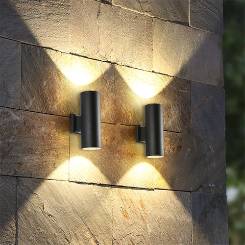 Aluminiums utendørs vegglampe med LED - Moderne belysning for hage og terrasse | Norvo