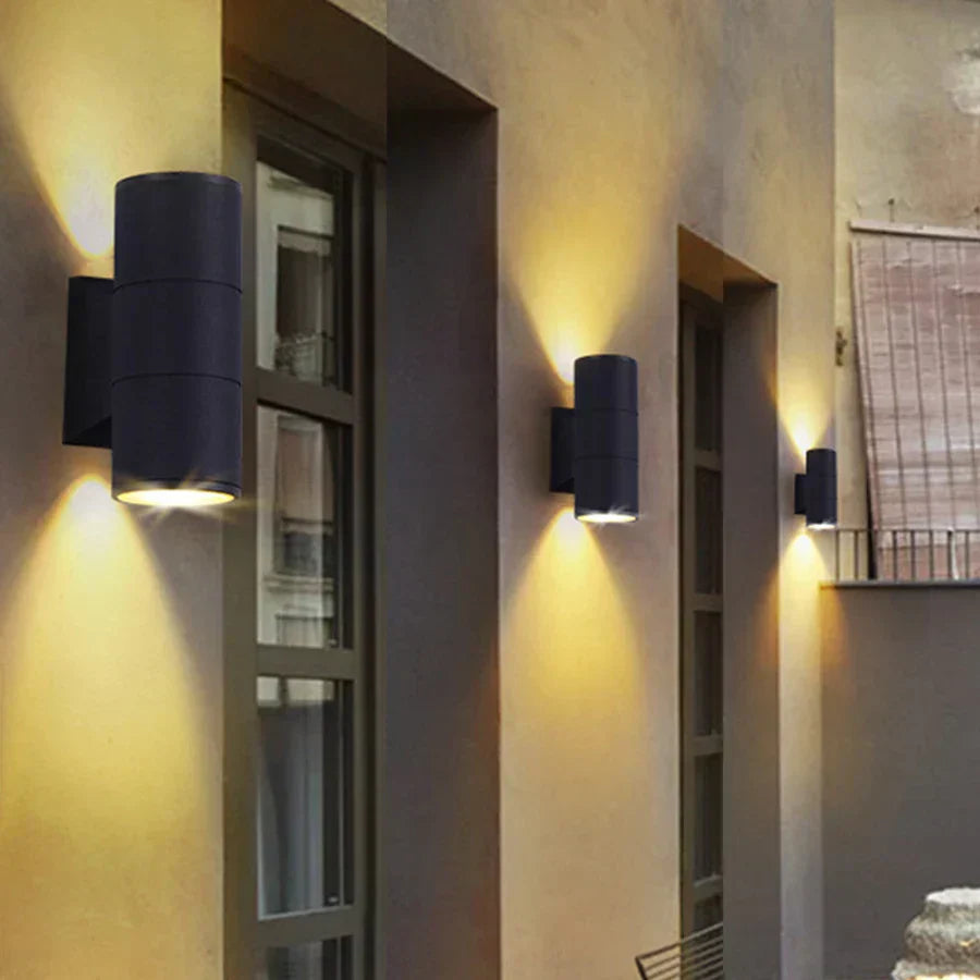 Aluminiums utendørs vegglampe med LED - Moderne belysning for hage og terrasse | Norvo
