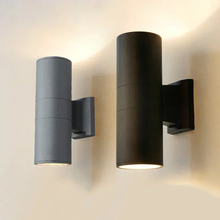 Aluminiums utendørs vegglampe med LED - Moderne belysning for hage og terrasse | Norvo