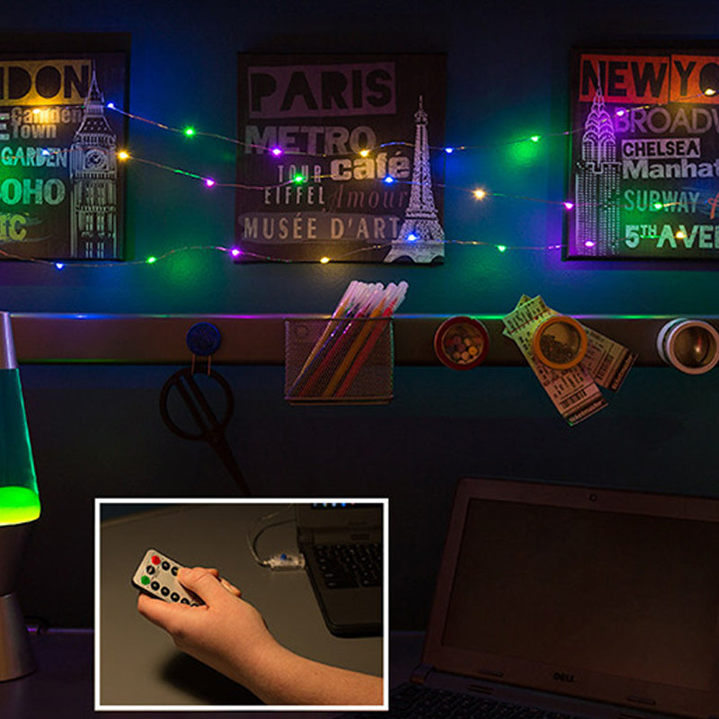 Norvo | Jule USB fjernkontroll kobbertråd lyssnor