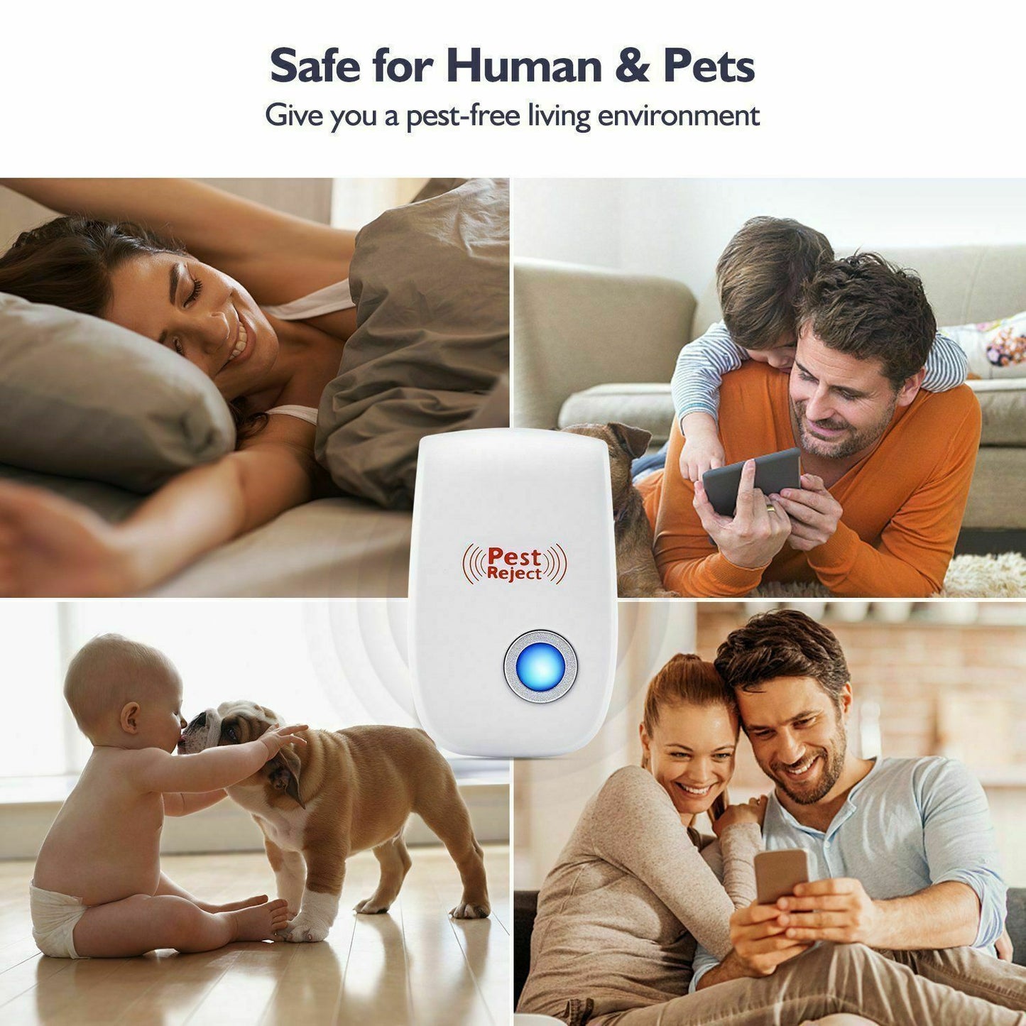 Norvo | Ultrasonisk Ekkornavskrekkaparat - Effektiv Skadedyrkontroll for å Hindre Ekkorner innen 48 Timer for Hager & Hageområder