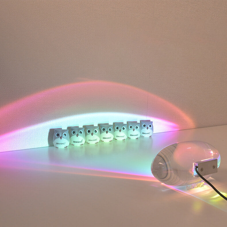 Norvo | Kreativ Krystallprojeksjon Engel Øyne LED Bordlampe