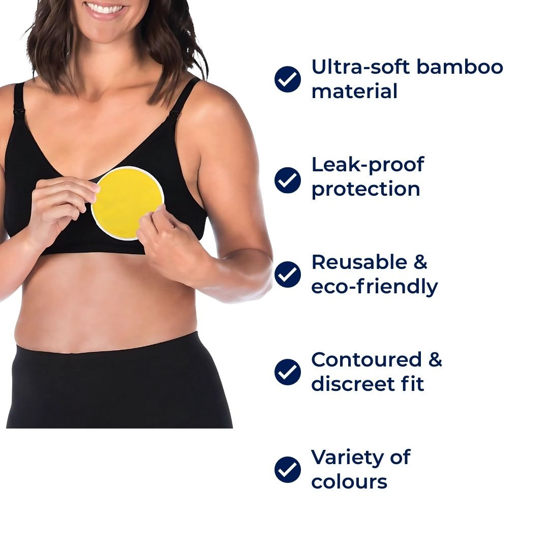 Lekkasje-sikker – Komfortabel å ha på – Bambus myk – Ammende mødre Norvo