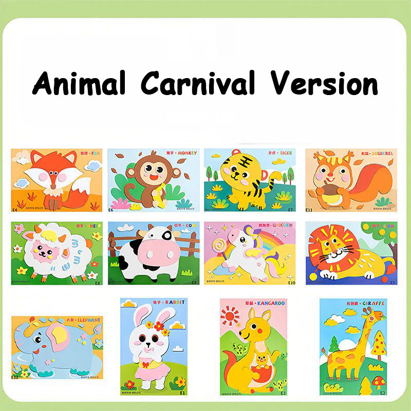 Norvo | Barnas DIY 3D EVA klistremerke leker