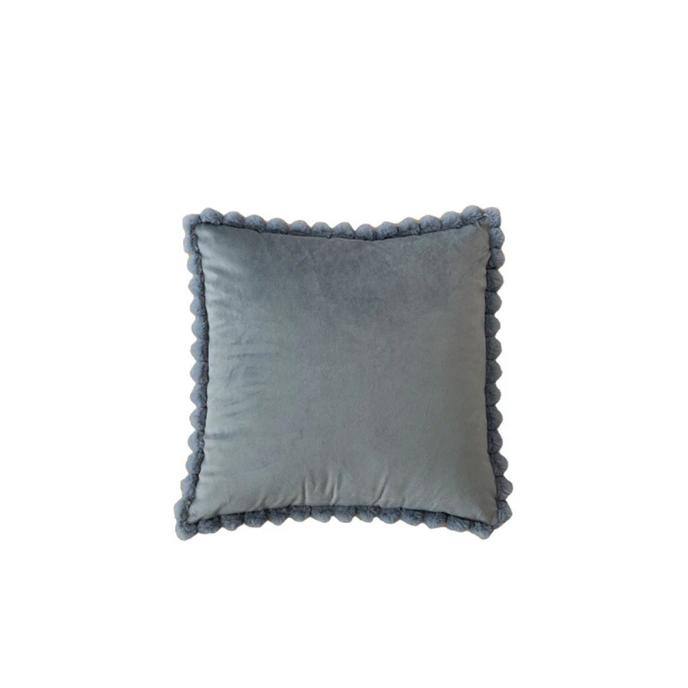 Norvo | Fløyel Pom-Pom Trim Putetrekk