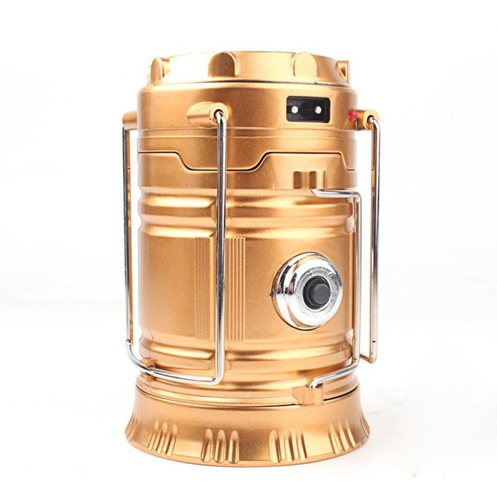 Norvo | LED Bærbar Camping Lantern Solenergidrevet Lommelykt