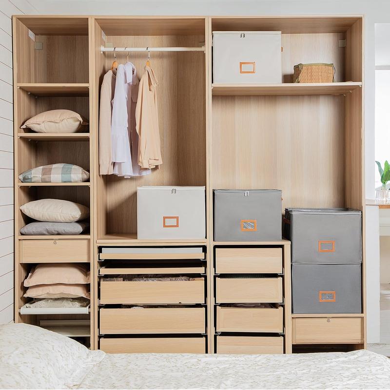 Norvo | Sammenleggbar Skoorganiser Boks med Gjennomsiktig Lokk