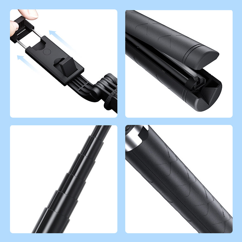 Norvo | Selfie-stang med LED-fylllys