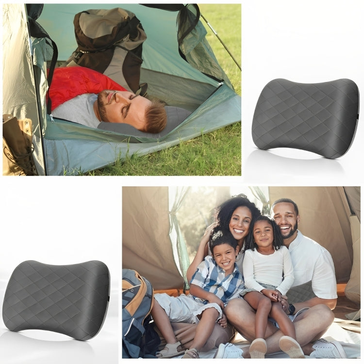 Ergonomisk nakke støtte – Oppblåsbar og lett – Lindrer nakkesmerter – Kompakt for fly og tog Norvo