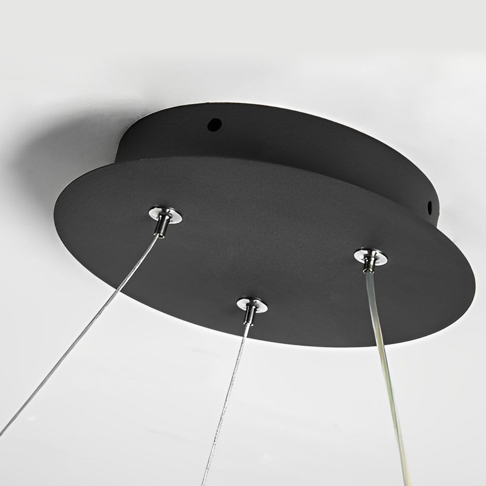 Moderne LED dimbar pendellampe - høydejusterbar taklampe for spisestue og stue