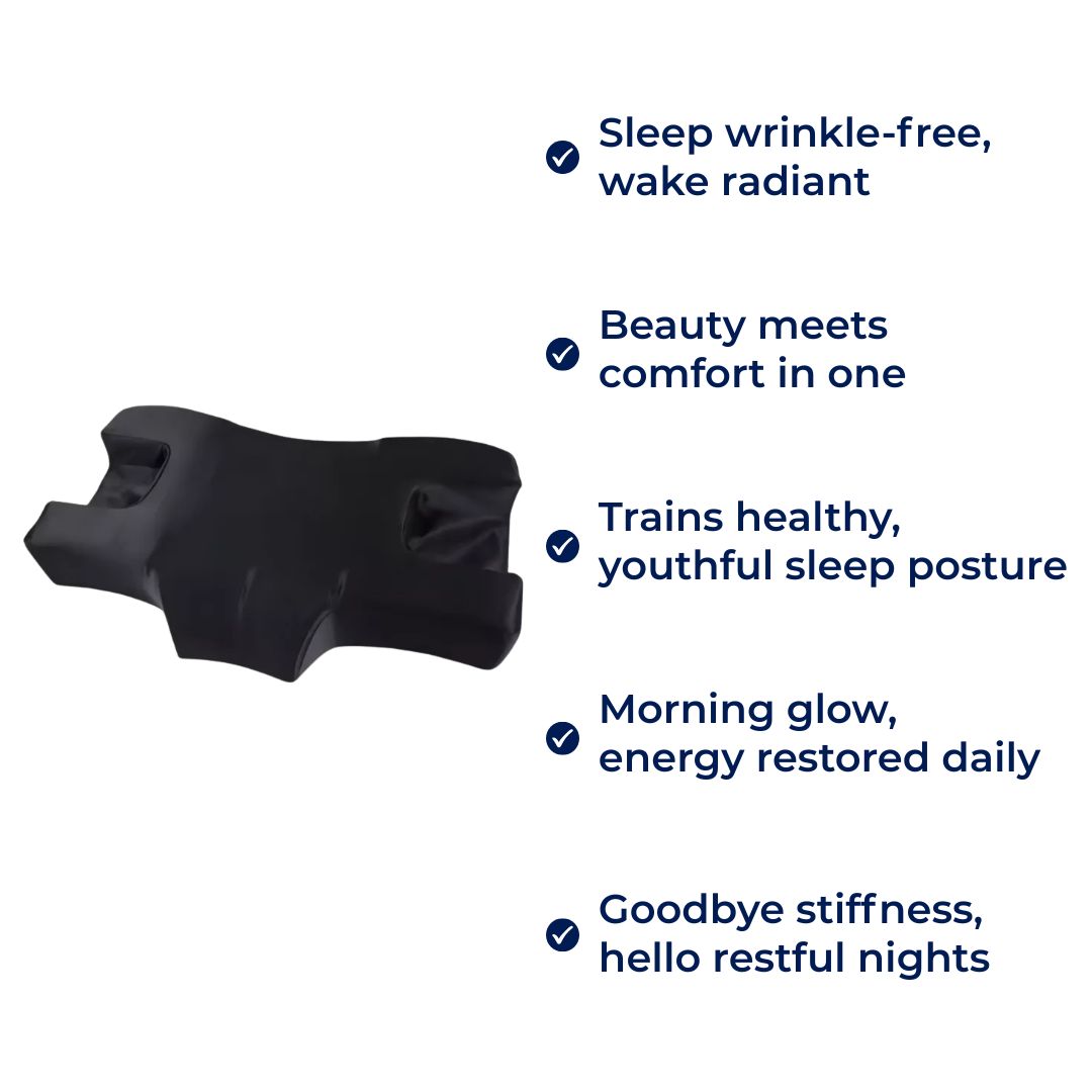 Anti-rynke støtte – Pustende kjølende komfort – Fornyet hud & smertefri søvn