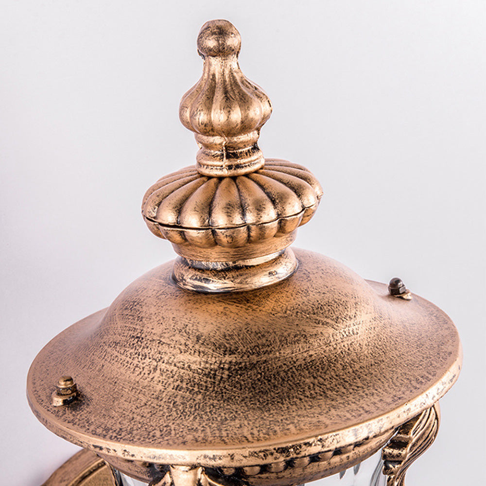 Norvo | Utendørs Vintage Glass Vegg Lantern Lys