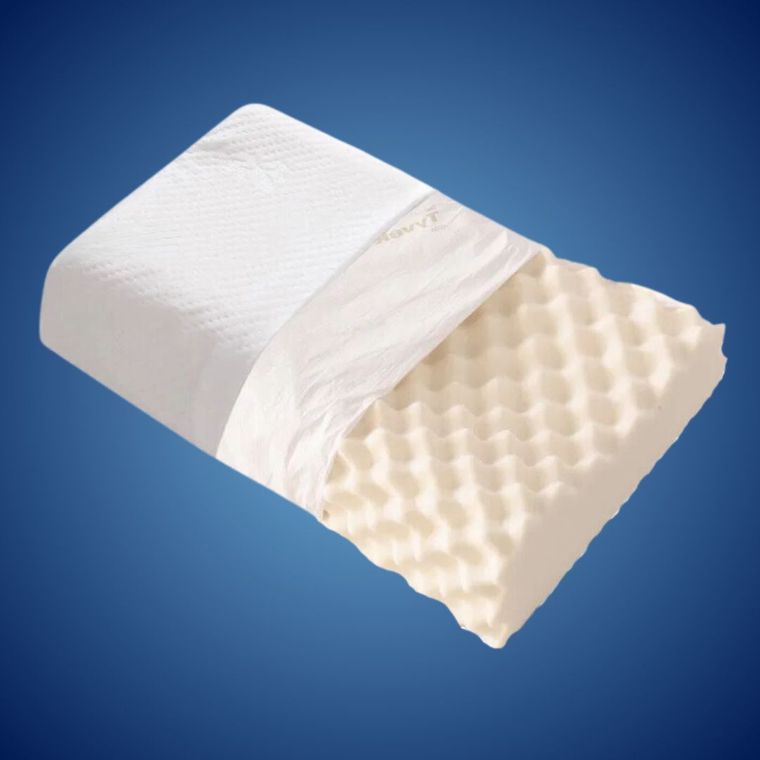 EcoNeck Comfort | 100% Naturlatex Ortopediskpute - for Nakke Smerte - Komfortabel og Støttende Pute - Bedre Søvn - Velvære Norvo