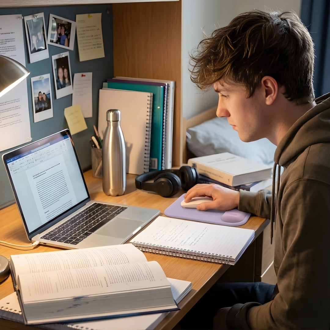 Håndleddstøtte – Silikonpolstret Antiskli – Lindrer Belastning – For Lange Timer på Kontor eller Spill Norvo