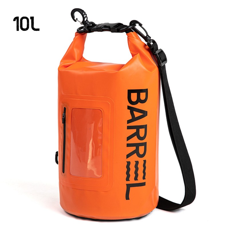 Norvo | Vanntett Lett Tørt Bag (2L/4L/10L), for Reised, Svømming, Båtferd, kajakkpadling, Camping & Strand
