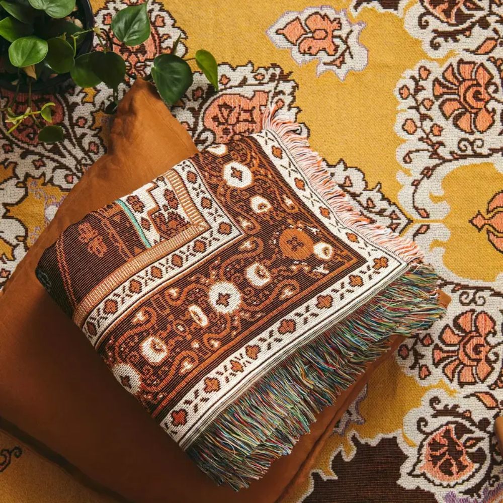 Norvo | Boho Chic Mønstret Kastepledd