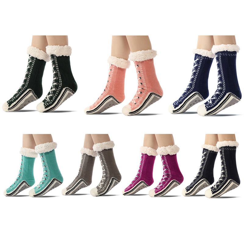 Norvo | Ultra-tykke Cashmere Slipper Hjem Sokker