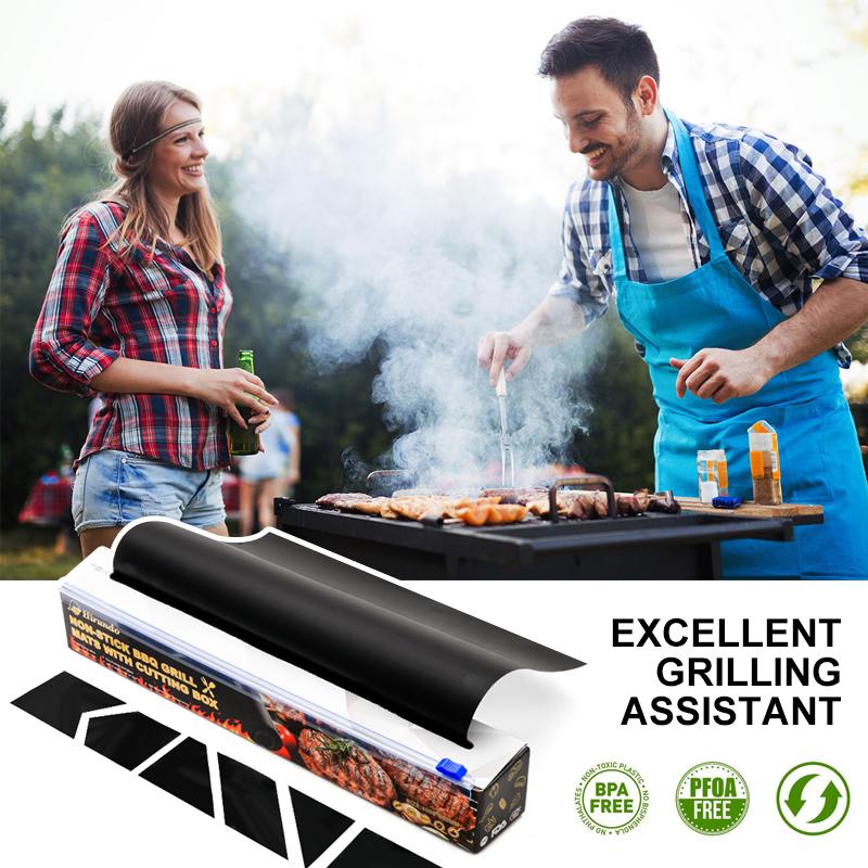 Norvo | Non-stick BBQ grillmatte med skjæringsboks