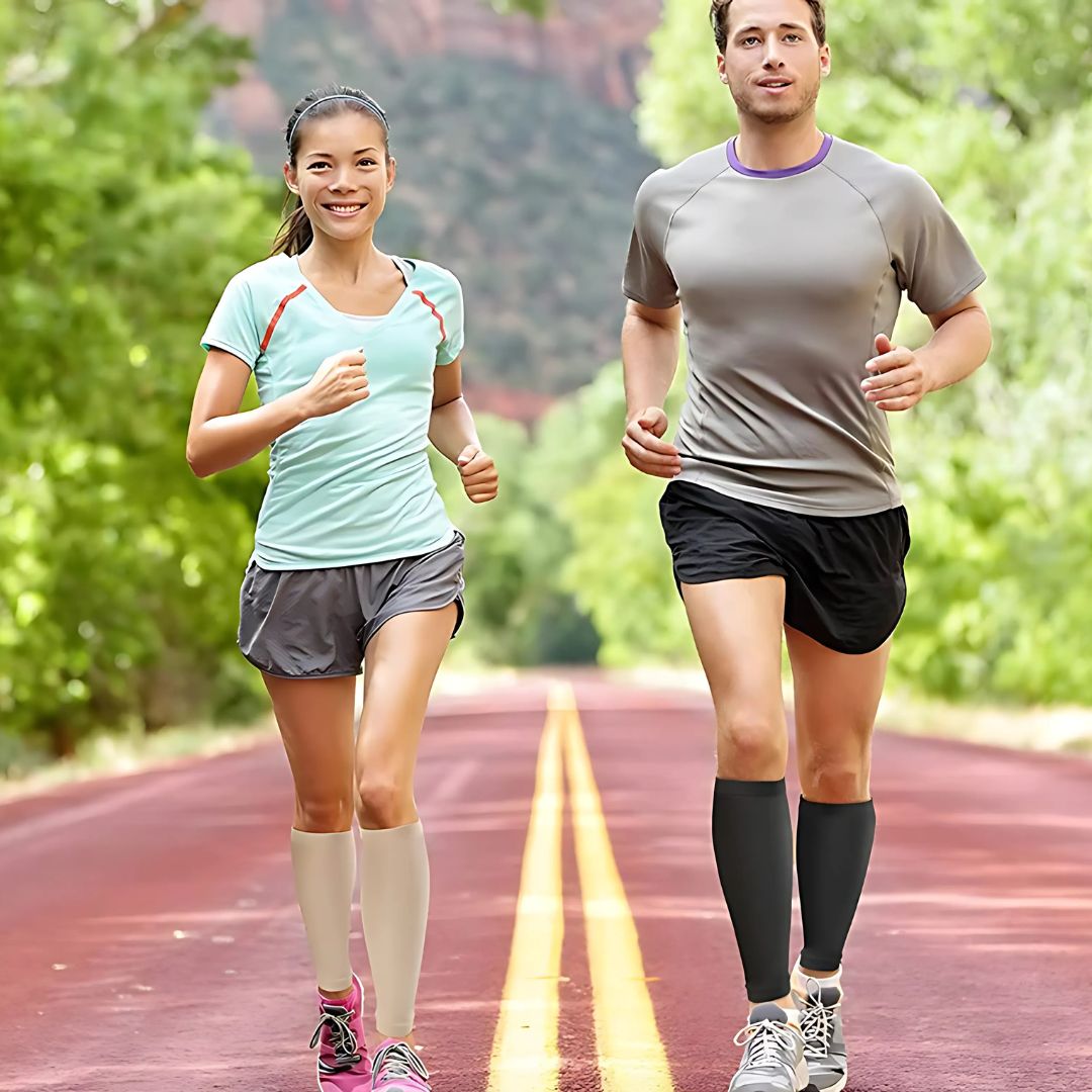 Norvo | CircuEase kompresjonssokker | Myk, høyt elastisk design for muskelgjenoppretting og sirkulasjonsforbedring for profesjonelle på beina