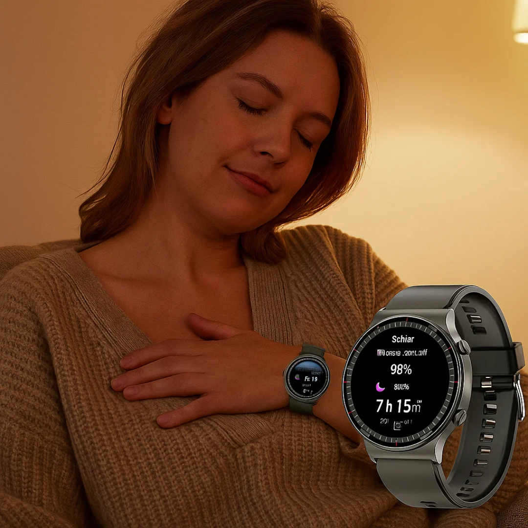 Norvo | CardioSense – Medisinsk ECG Smartwatch med Osram-sensor og 24/7 helsesporing