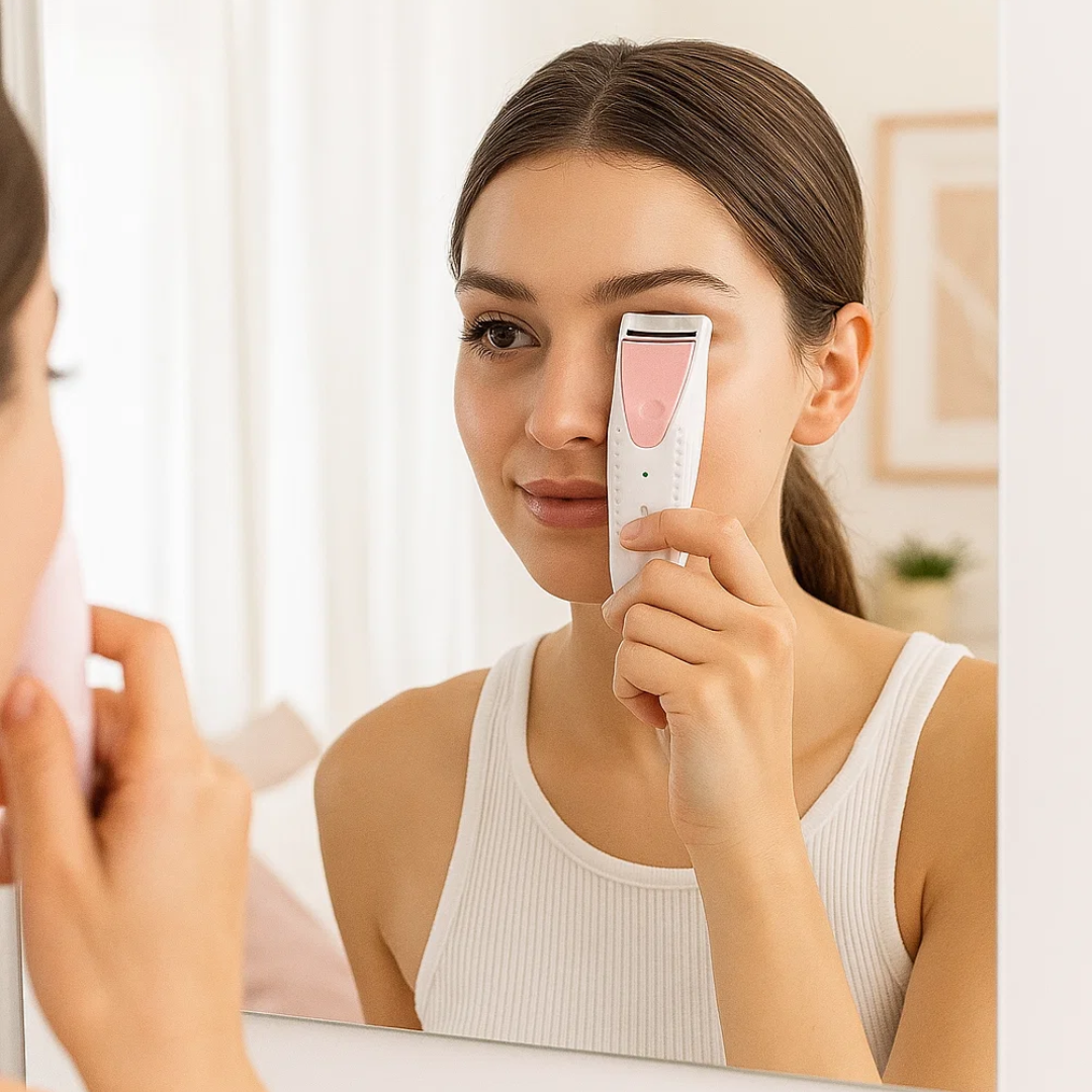 Langvarig Løft - Anti-Brennings Kam - Rask Oppvarming - Sikker Naturlig Krøll - For Alle Vippetyper Norvo