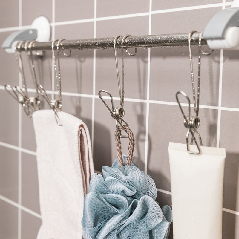 Norvo | Rustfritt Stål Metal Long Tail Clip (6 stk/sett)