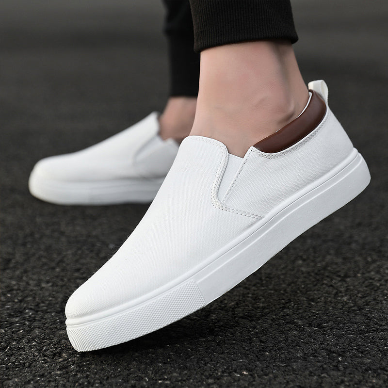 Norvo | Slip-On Sko laget av lerret for menn