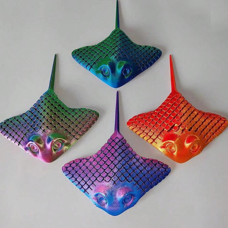Norvo | 3D Utskrevet Manta Ray Fidget Toy