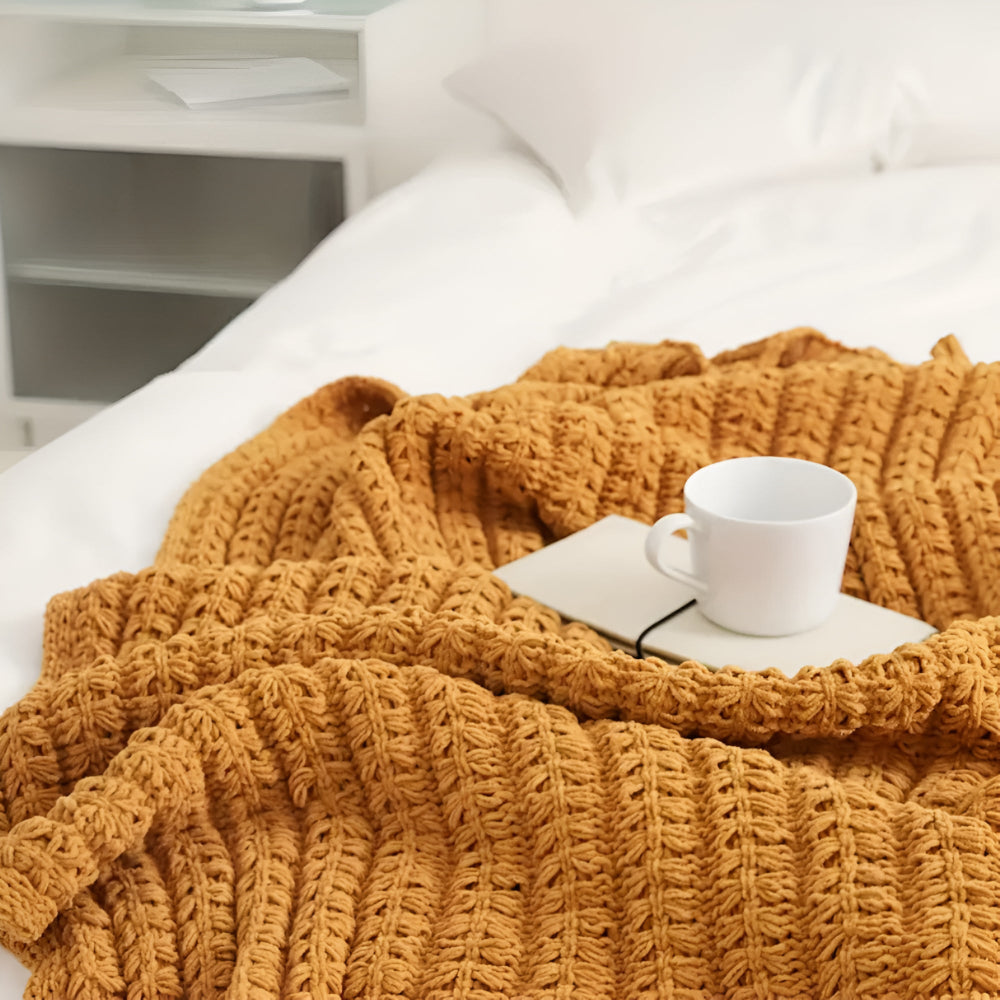 Norvo | Vintage Chunky Strikket Teppel