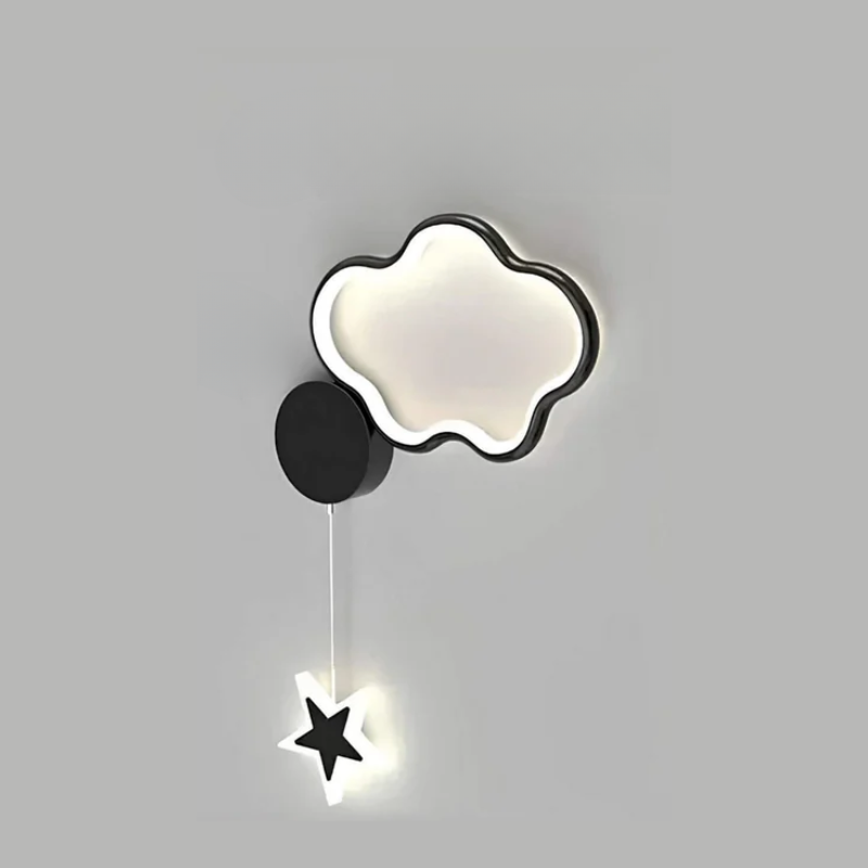 Norvo | DreamLight | Magisk Vegglampe med Skyer, Stjerner og Måne