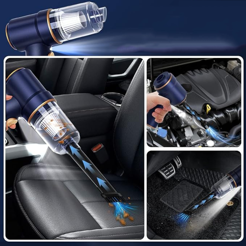 TurboClean | Powerful 2-in-1 cordless car vacuum cleaner