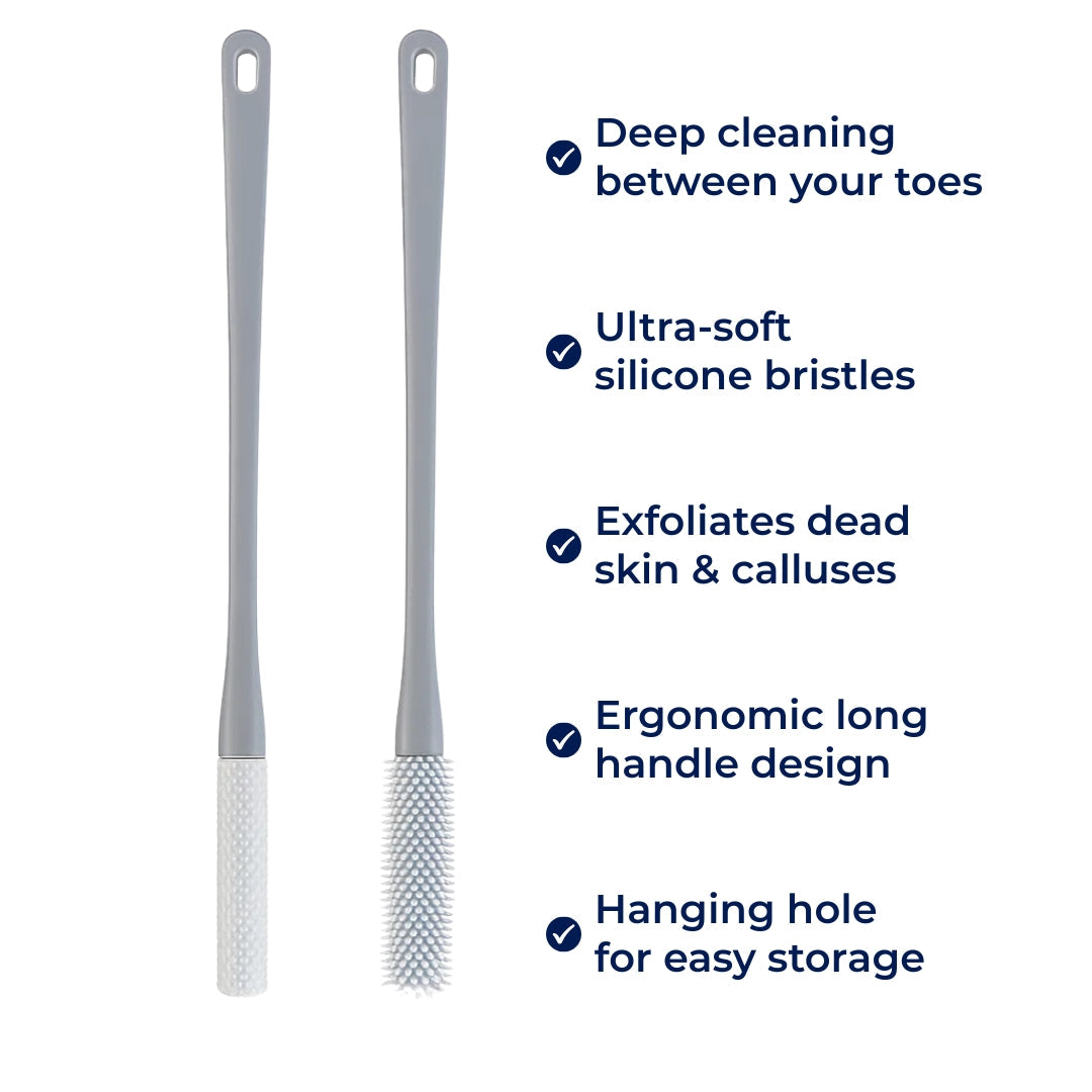 Dyp jord og død hudfjerning – Myke silikonbust – Sensitive føtter og daglig hygiene Norvo
