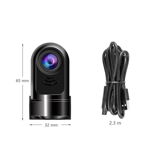 Norvo | 1080P HD Mini ADAS Dashcam med 360° rotasjonsfunksjon