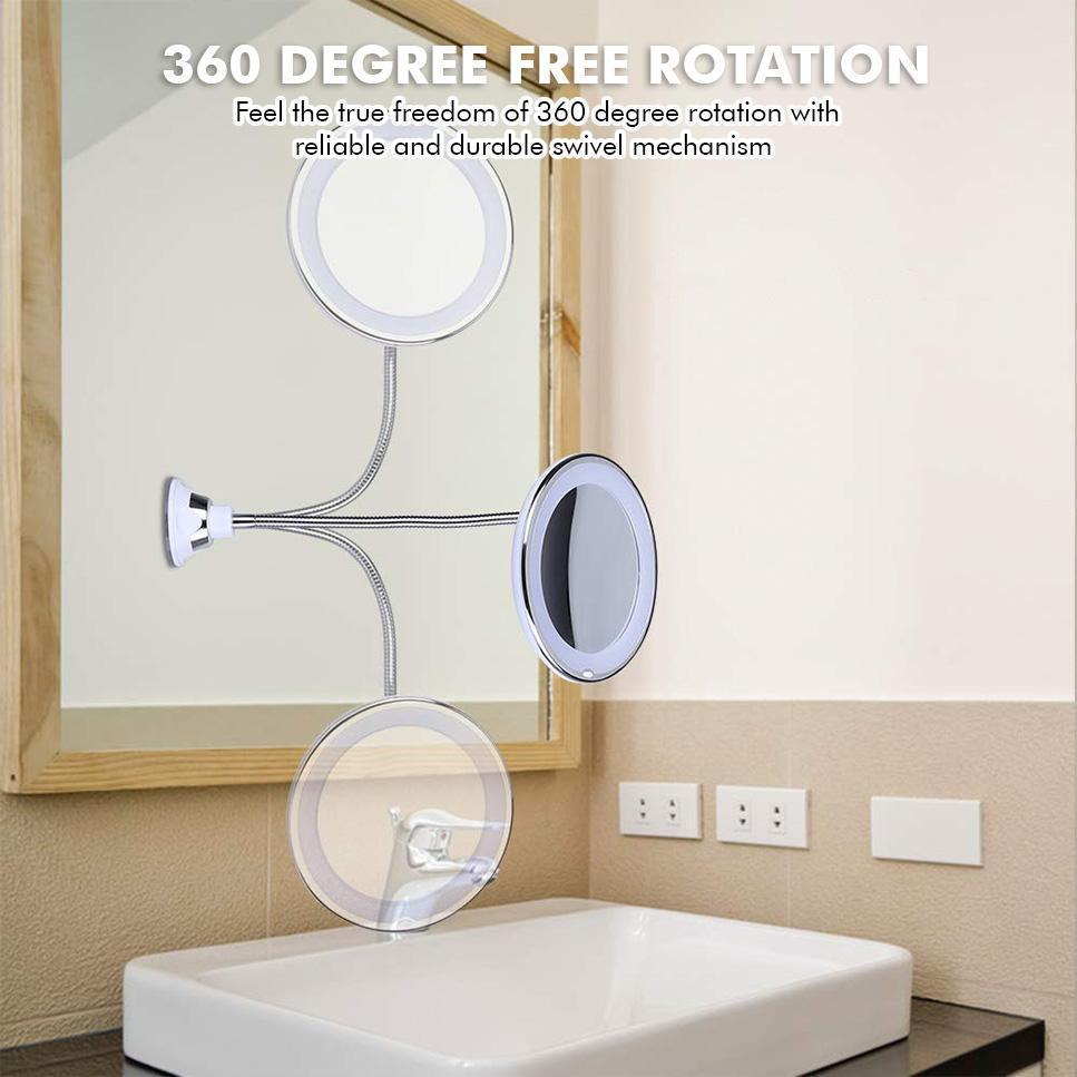 Norvo | 10x Zoom LED Sminkespeil