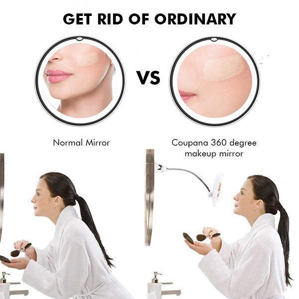 Norvo | 10x Zoom LED Sminkespeil