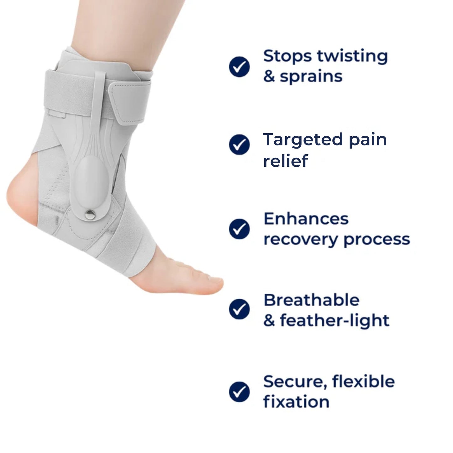 Forhindrer vridning – Pustende lettvekts – Smertelindring – Skadehelse – Hverdagskomfort Norvo