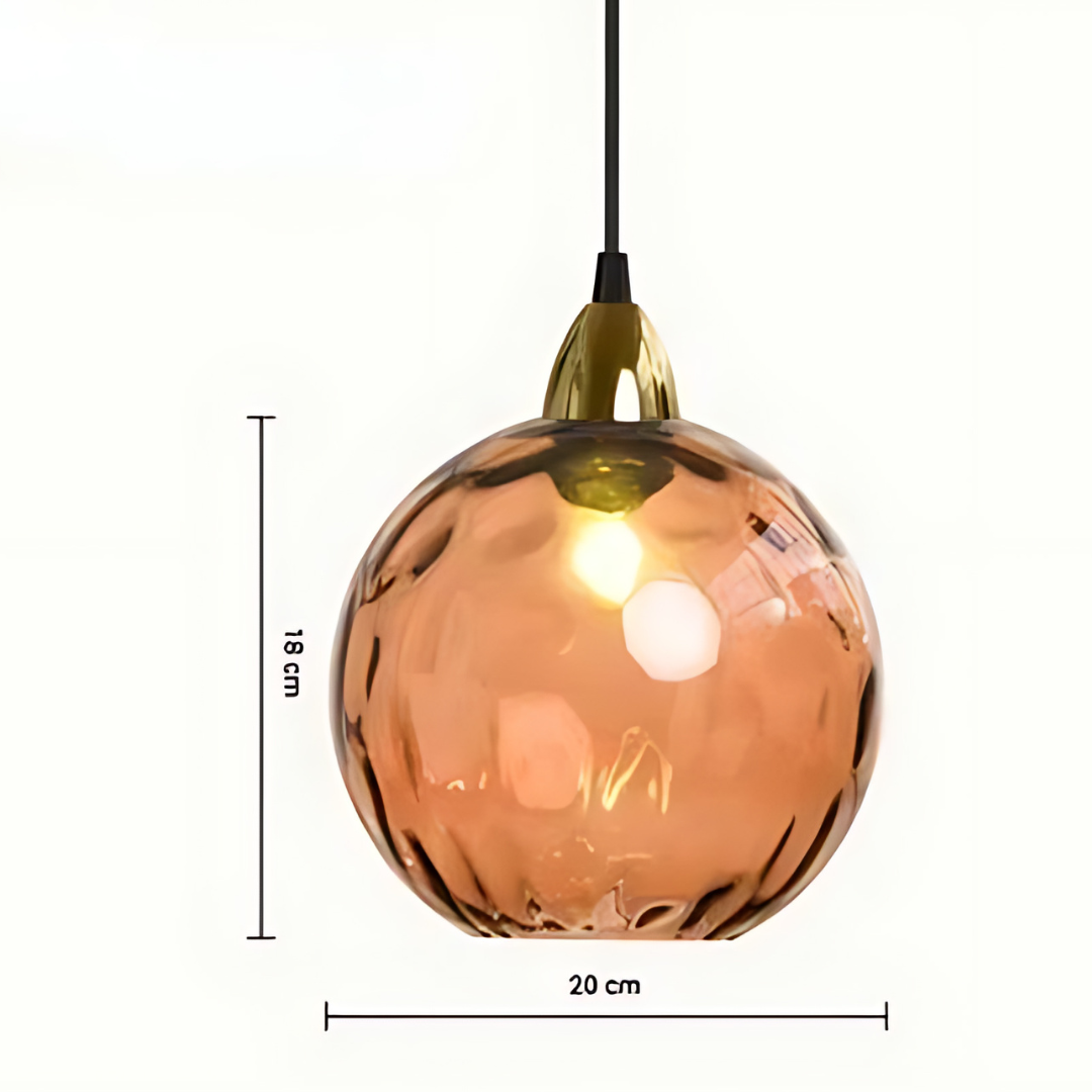 Norvo | Elegant Glass Sphere Pendant Lamp for Luxury Interiors