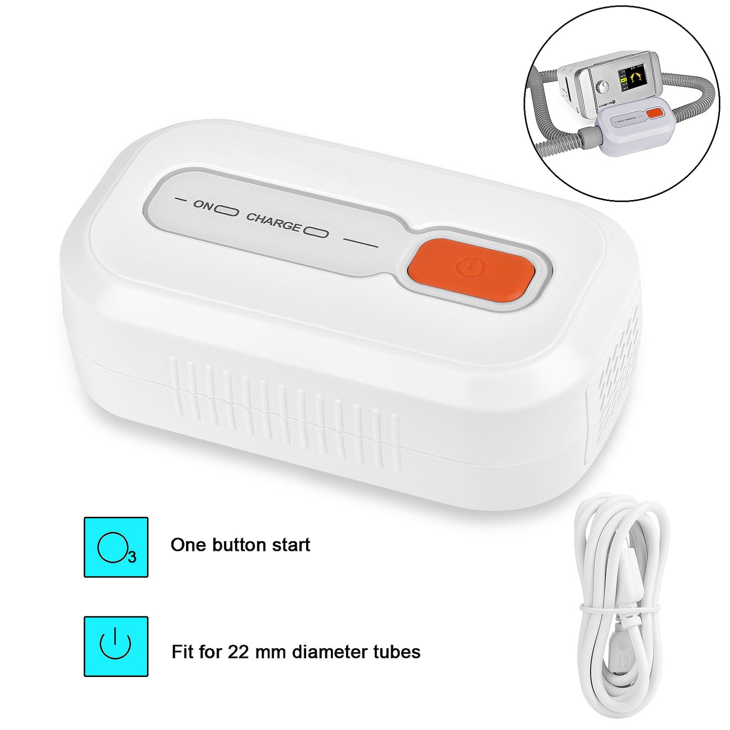 Norvo | Bærbar Ozone CPAP Rengjøringsmaskin