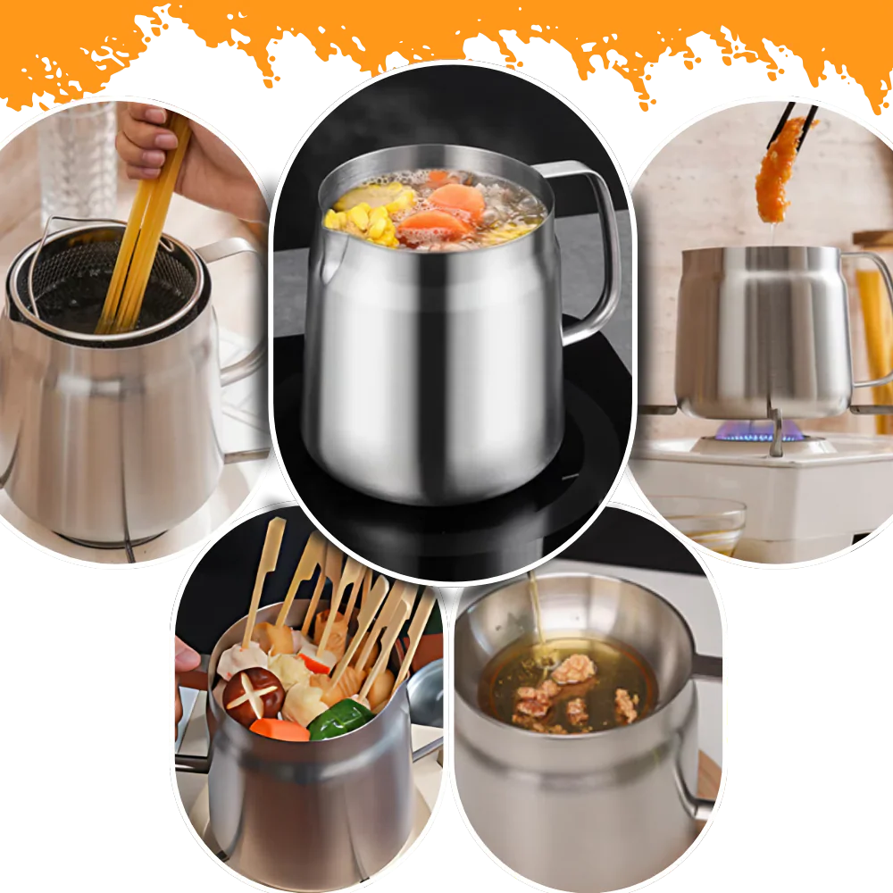 Norvo | 2-i-1 Rustfritt Stål Dypfrysegryte