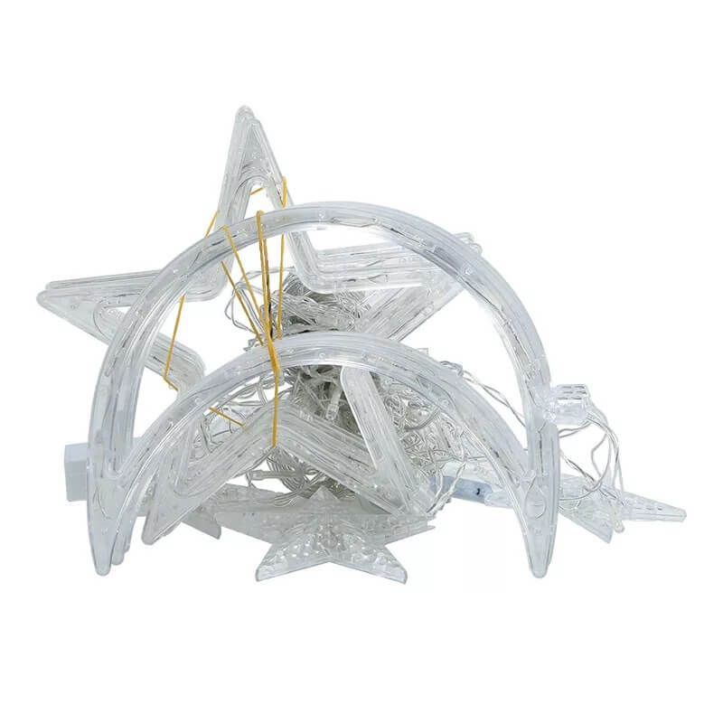 Norvo | Star Moon LED Festival Decoration Atmosphere Decoration Plastic String Lights