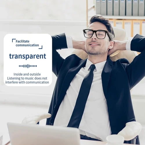 Norvo | Super Black TechnologySmart Trådløse Hodetelefoner Solbriller