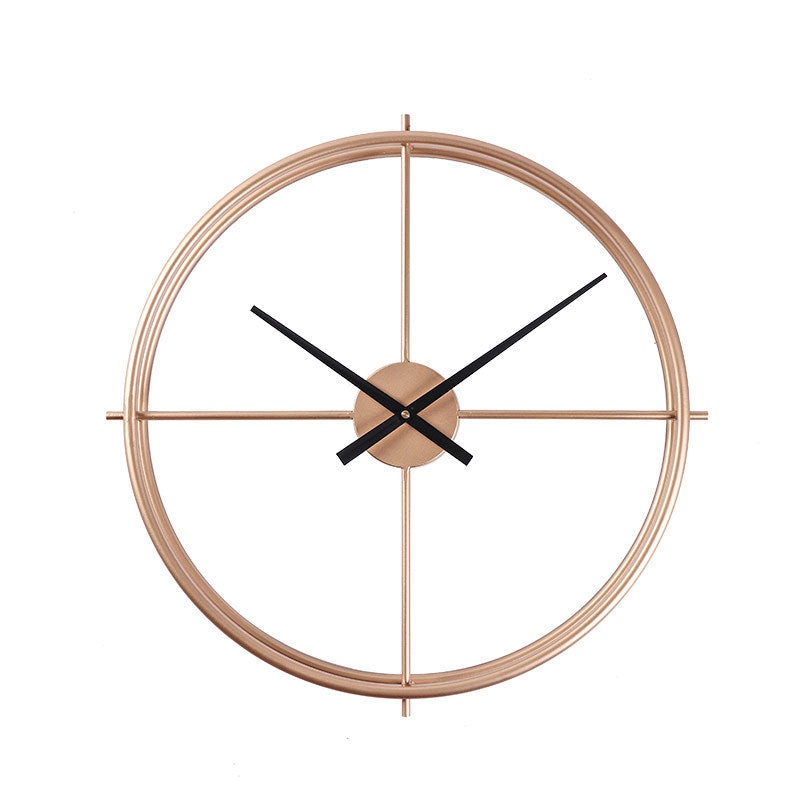 Norvo | Nordic Minimalist Stor Stille Veggklokke 20 Tommer