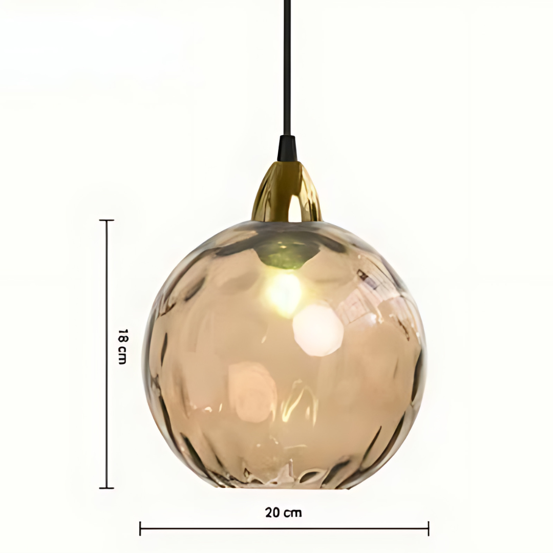 Norvo | Elegant Glass Sphere Pendant Lamp for Luxury Interiors