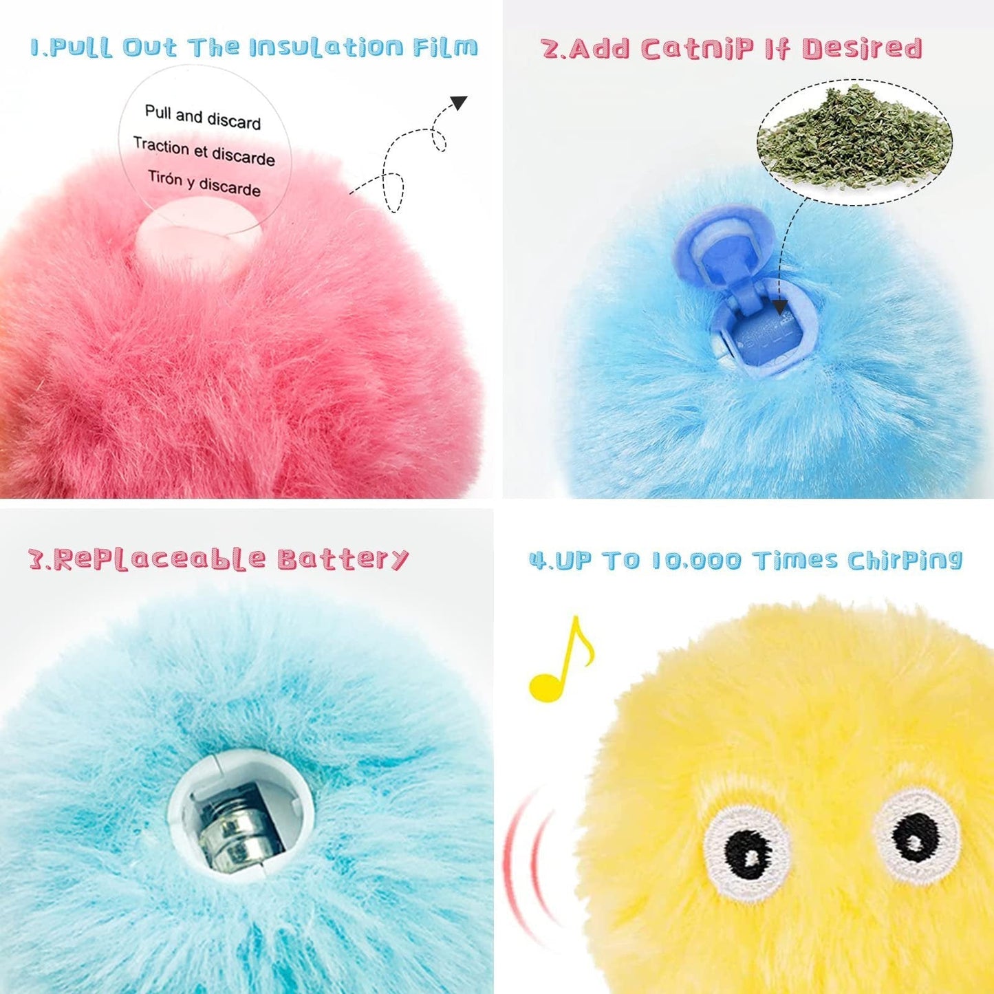 Norvo | Smarte kattelek interaktiv ball