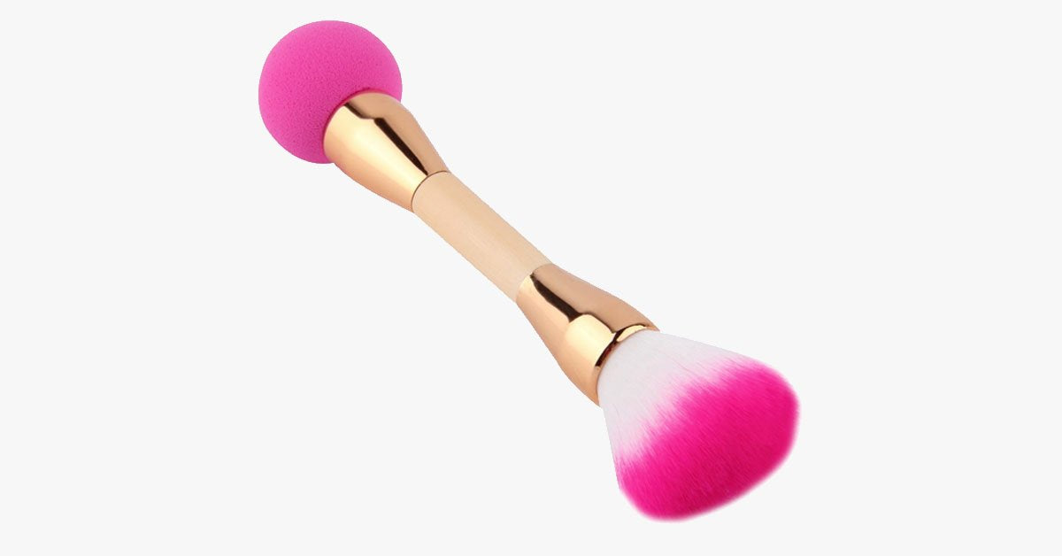 Norvo | Lollipop Svamp 2 i 1 Børste - Gjør påføring av sminke enklere!