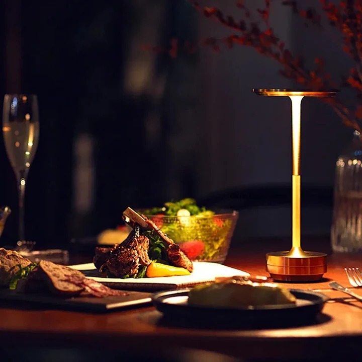 Norvo | Trådlampe - Dimbar & Oppladbar Vanntett Skrivebordslys