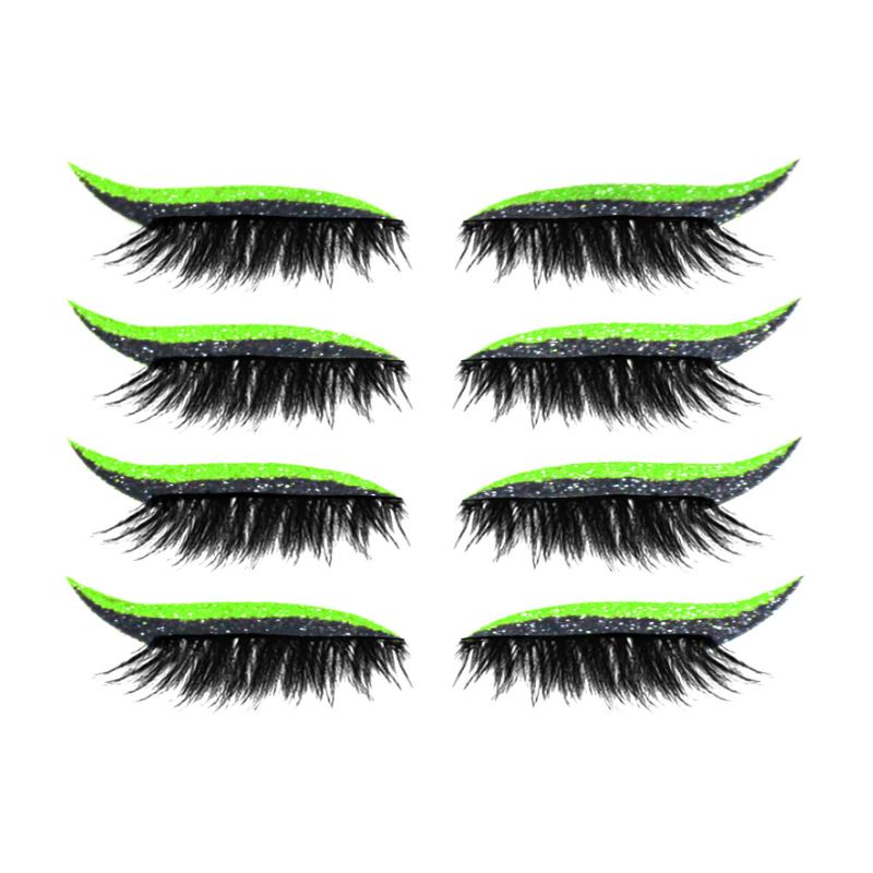 Norvo | Gjenbrukbar eyeliner og vippestickers (4 par)