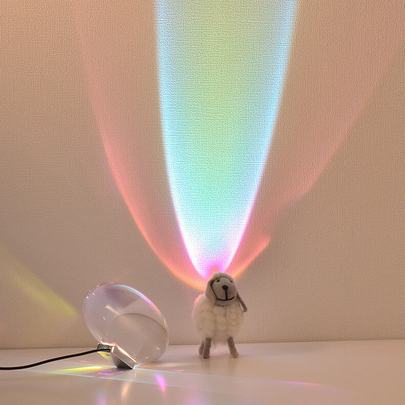 Norvo | Kreativ Krystallprojeksjon Engel Øyne LED Bordlampe