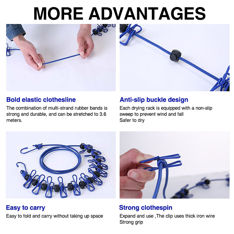 Norvo | Bærbar elastisk reisekjole stativ