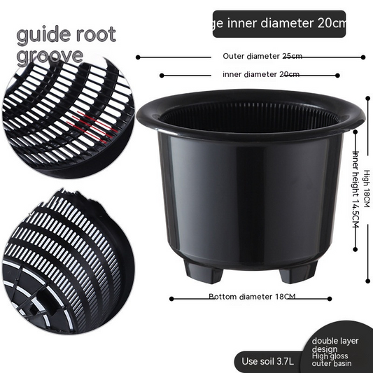 Norvo | Pustende Rotkontroll Potte for Planter – Ideell for Sunt Vekst og Optimal Lufting